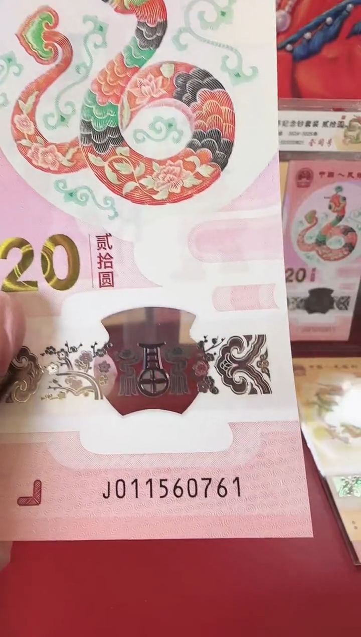 【闪购商品】塑料2025蛇钞单张裸啊啊啊啊啊