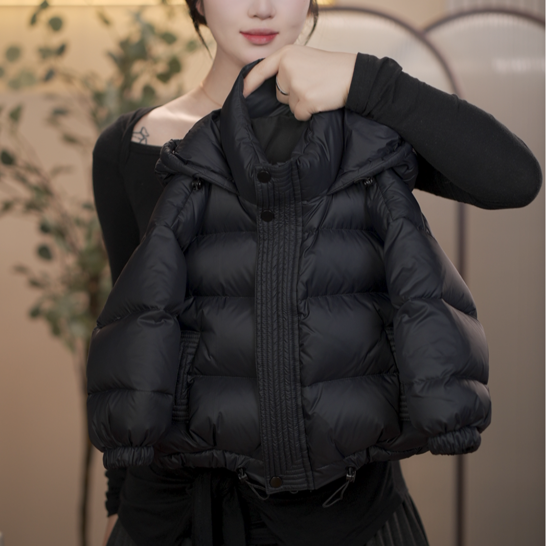 【菠菜现货】2025白鸭绒羽绒服极寒系列双倍充绒韩版门幅设计羽绒服