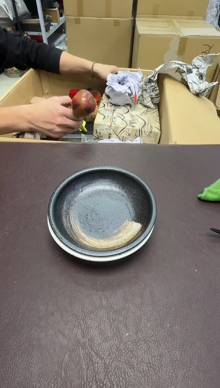 手工艺品钧瓷蓝*何549