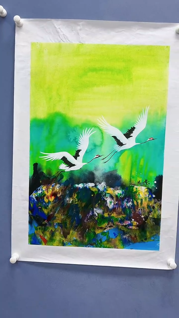 【闪购商品】绘画赵燮绘画2.7平尺仙鹤