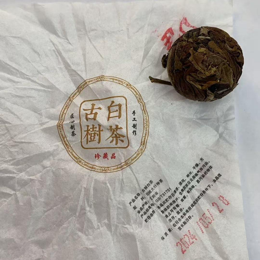 239号2024年那赛古树白茶龙珠  Z436