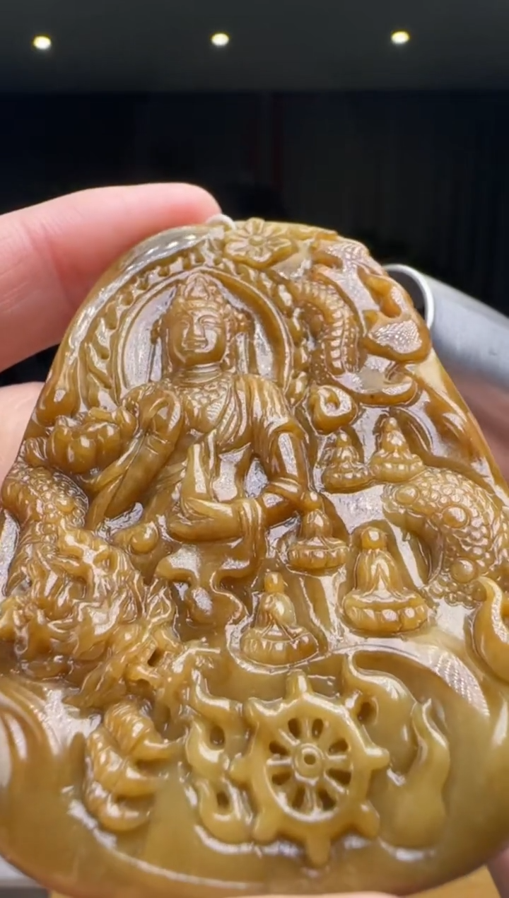 【闪购商品】翡翠吊坠(不含链)未镶嵌DY@@960Q7J03224