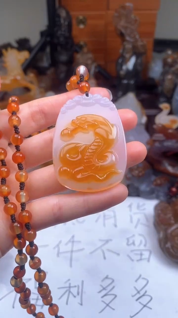 【闪购商品】玛瑙/玉髓颈饰未镶嵌AA