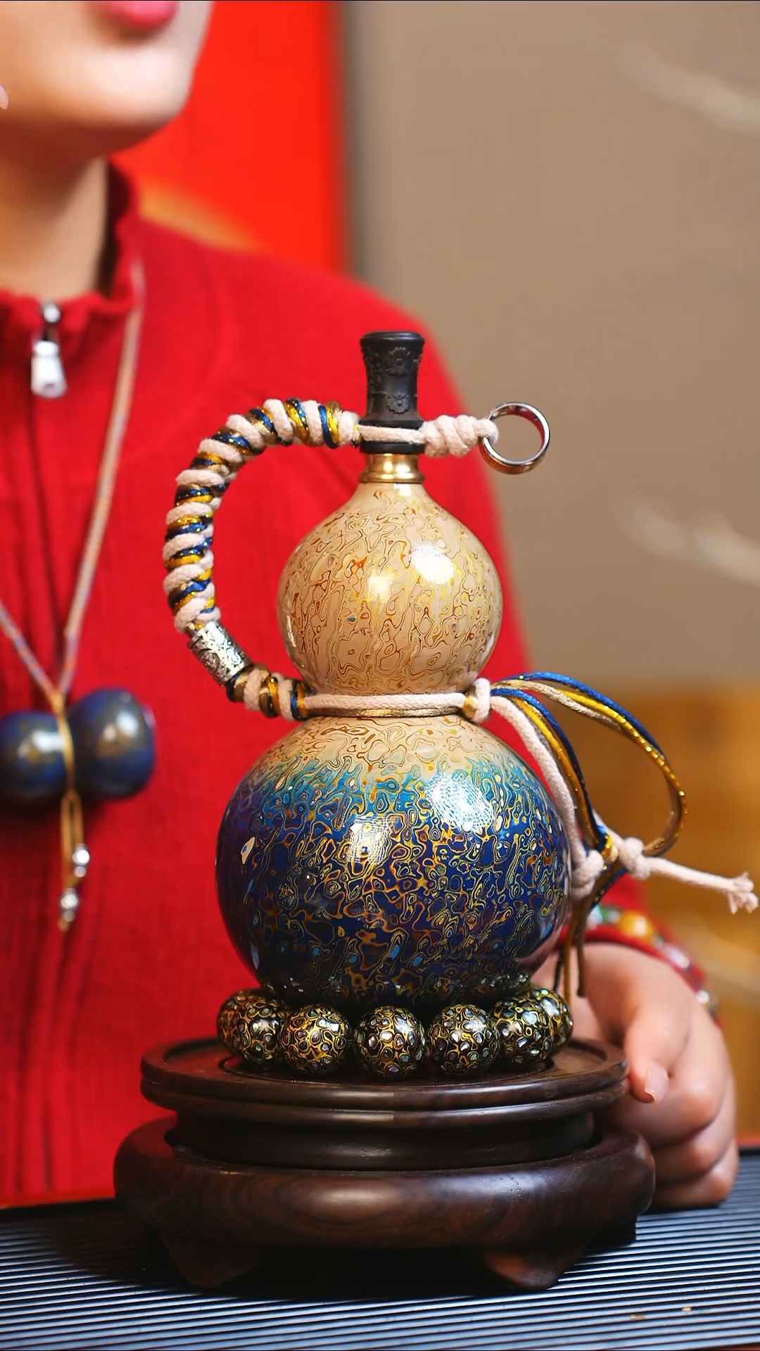 【闪购商品】JP070大师姐臻选非遗大漆酒葫芦