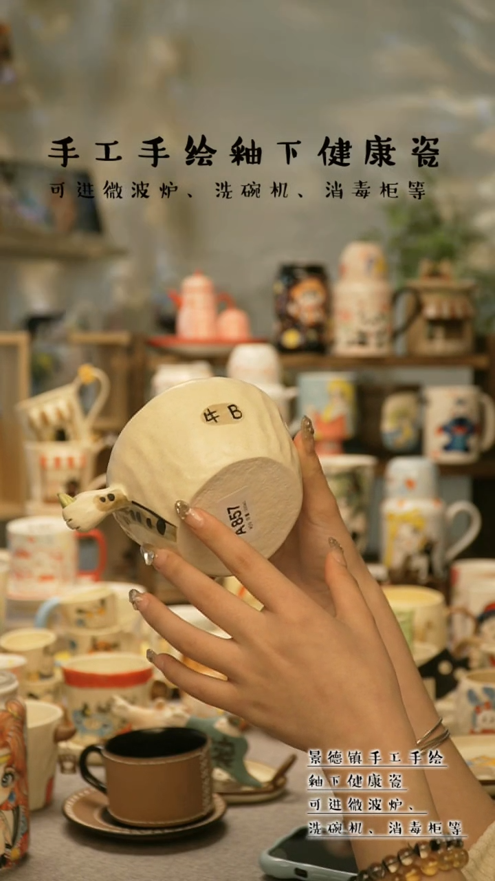 【闪购商品】杯景德镇手工手作陶瓷&A857