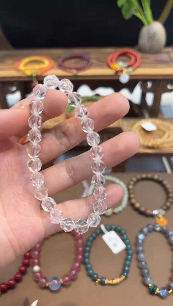 【闪购商品】水晶手绳未镶嵌@@手饰