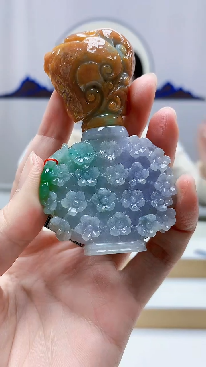 未镶嵌定制翡翠4852zm-毛货挂件47