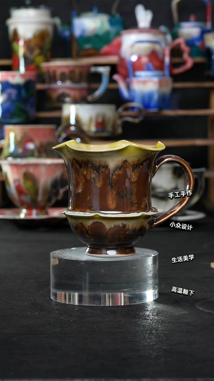 设计师款景德镇森涩手创陶瓷（食品级）708