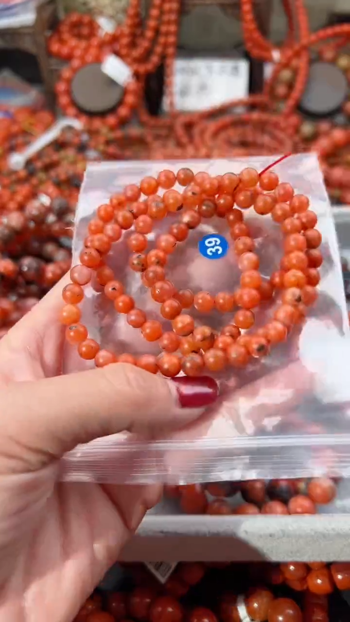 【闪购商品】南红玛瑙手串未镶嵌6+