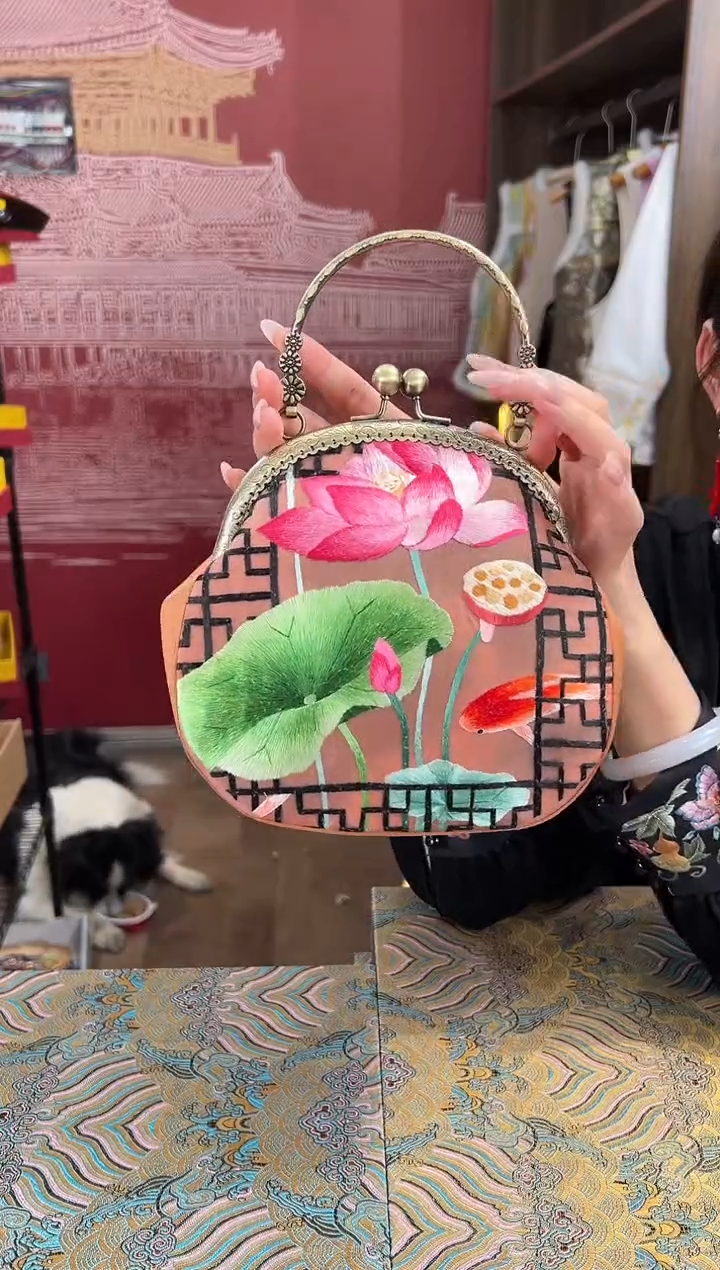 【闪购商品】刺绣苏绣手工刺绣包包