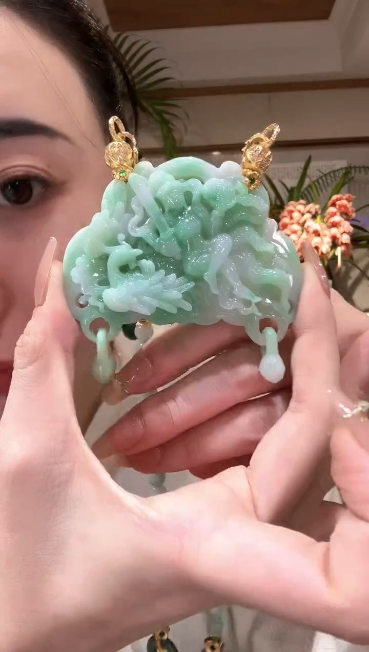 【闪购商品】翡翠颈饰未镶嵌国风