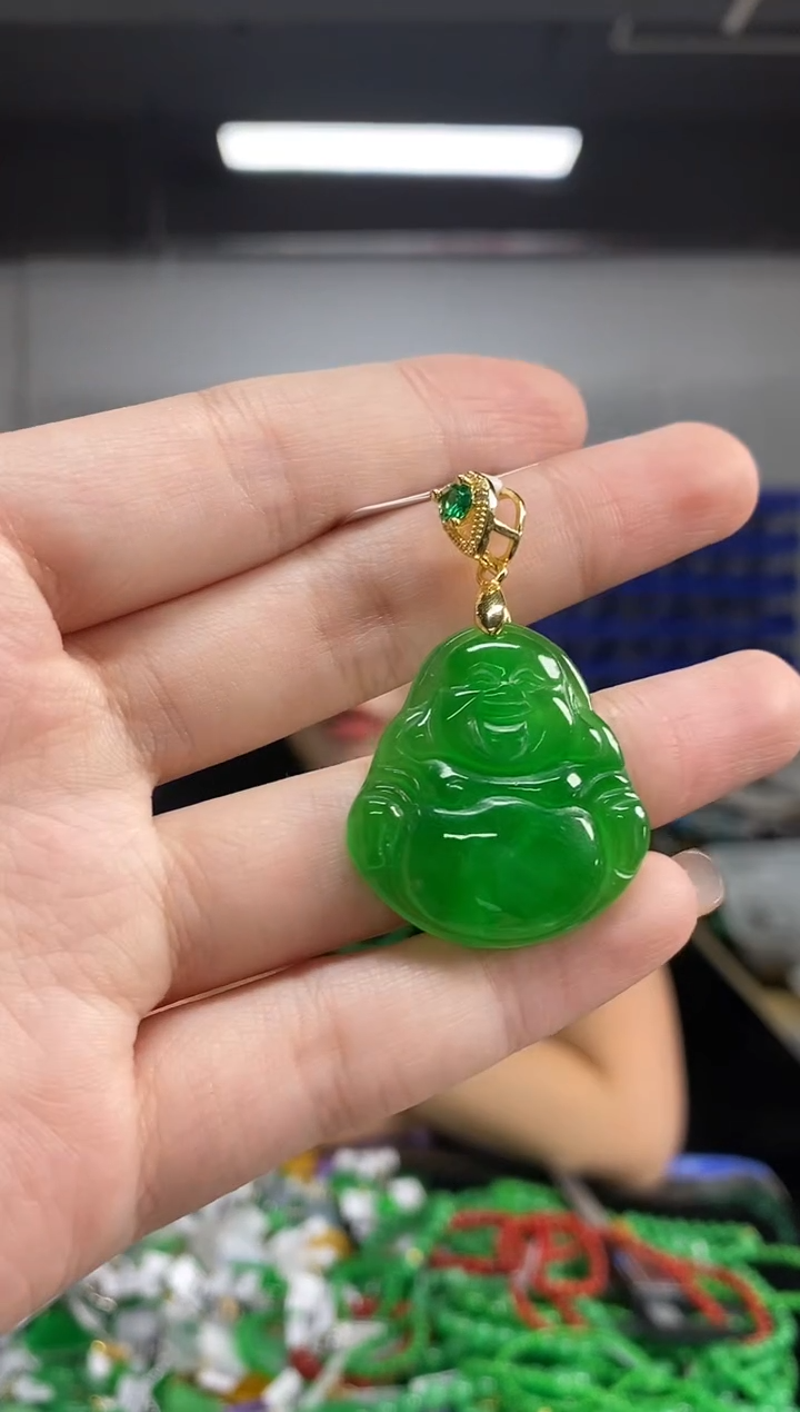 颈饰未镶嵌翡翠闪购链接  多样性发其一颜色微差