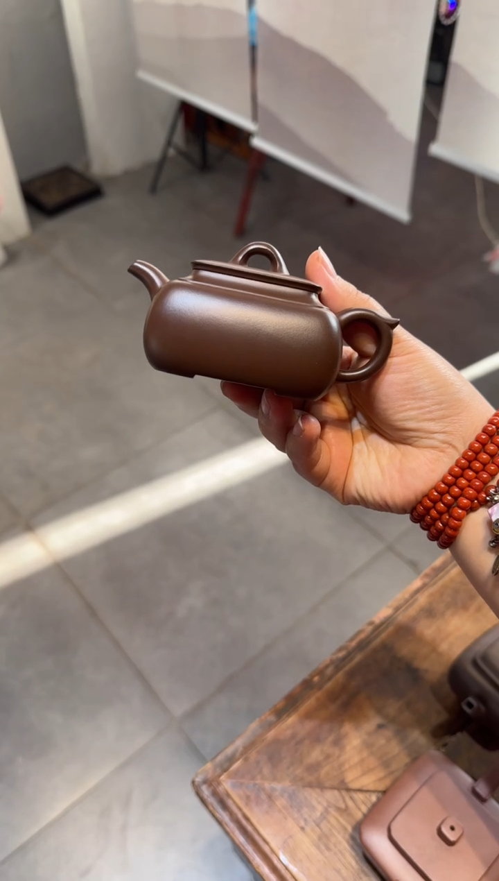 茶壶紫砂开**益长四方 紫砂壶