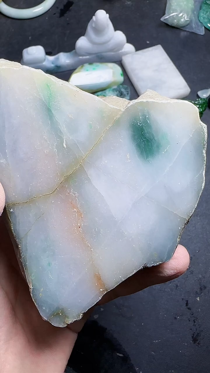 翡翠挂件未镶嵌六*姐054翡翠