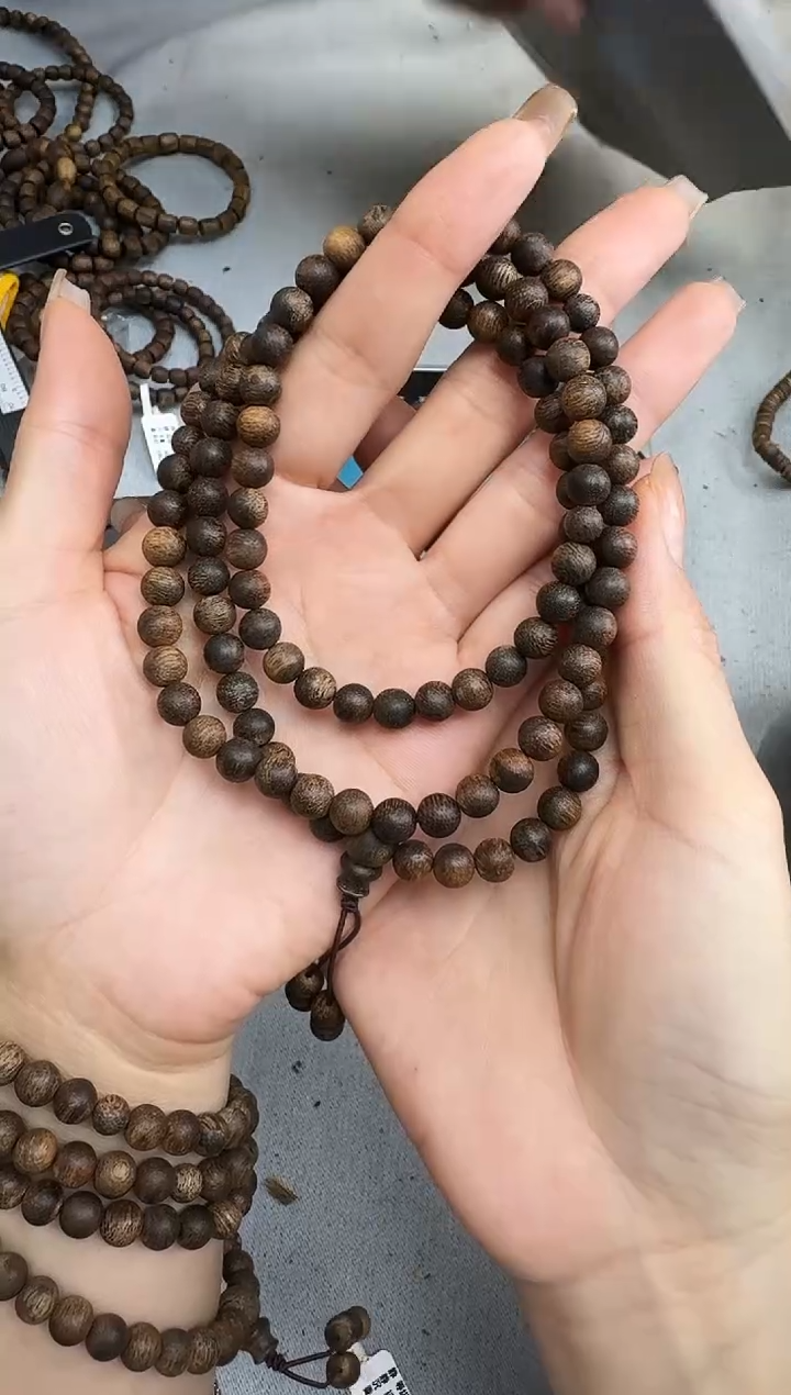 沉香手串0720沉香老料圆珠多圈多样性发一