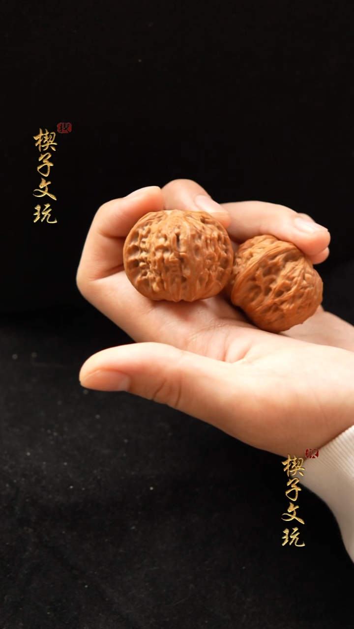 把件文玩核桃磨盘40mm（正磨）