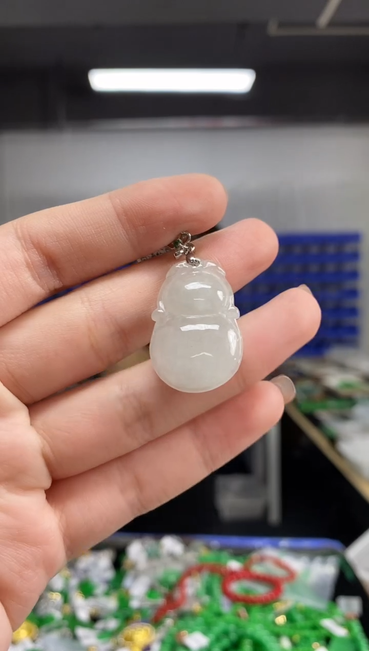 颈饰未镶嵌翡翠闪购链接  多样性发其一颜色微差