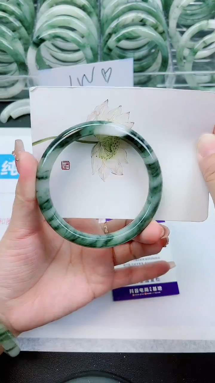 【闪购商品】石英质玉手镯未镶嵌A168号/62-63圈