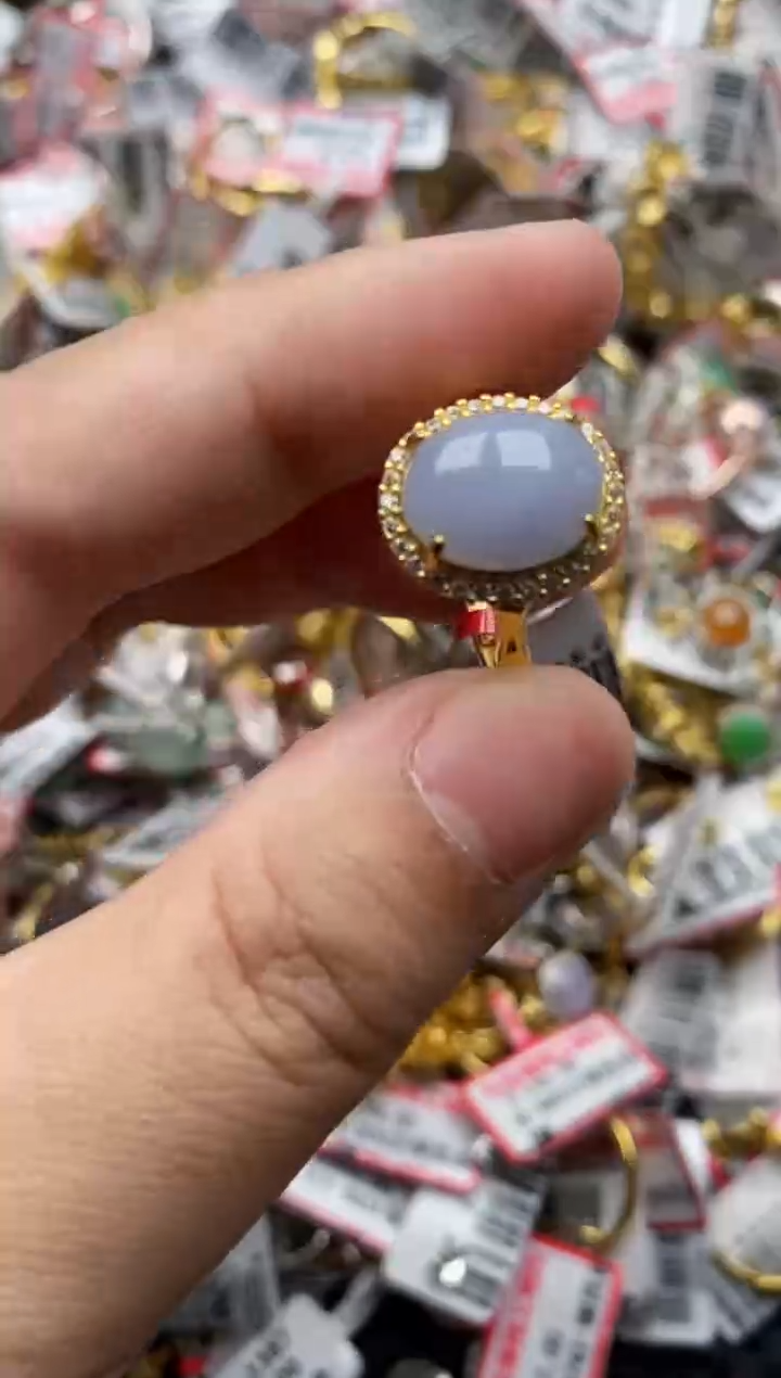 【闪购商品】翡翠戒指银S925镶嵌222222---9