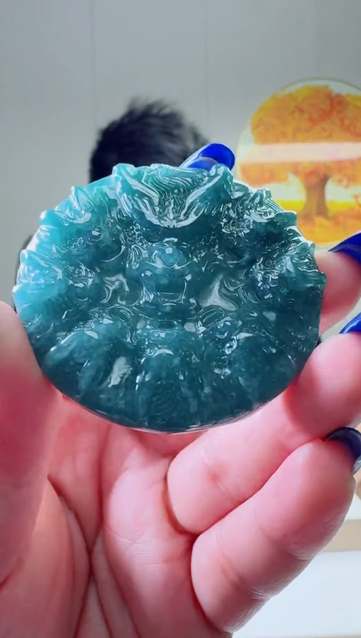 颈饰未镶嵌翡翠天然A货翡翠  多样性随机发其一       