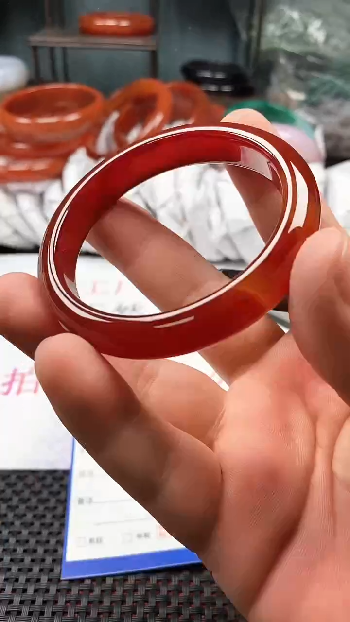 【闪购商品】玛瑙/玉髓手镯未镶嵌475-58多样性发货看清圈口下单
