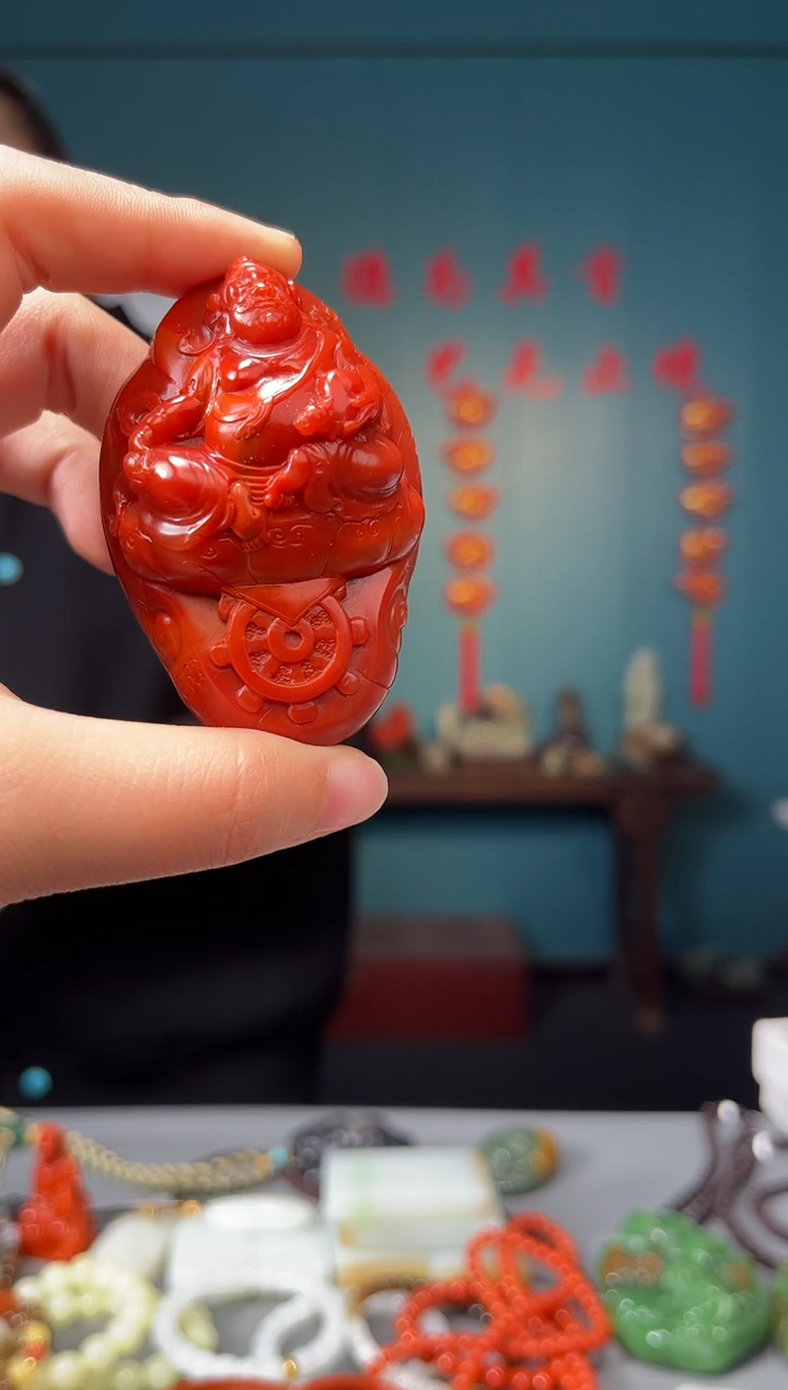 【闪购商品】南红玛瑙颈饰未镶嵌吊坠