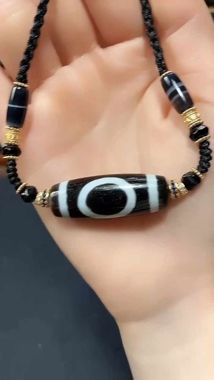 玛瑙/玉髓（覆膜）项链未镶嵌条纹玛瑙