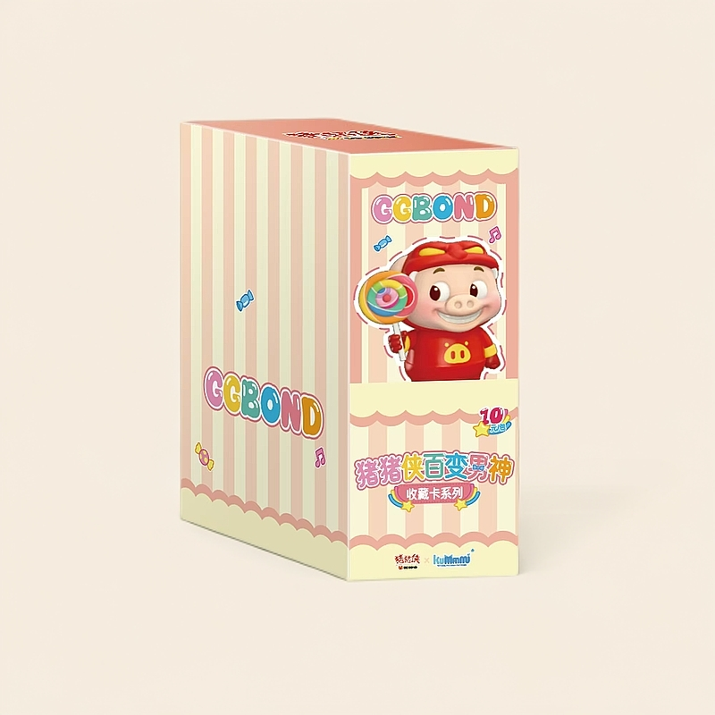 【抓果猪】猪猪侠正版授权百变男神收藏周年纪念徽章卡牌10元包