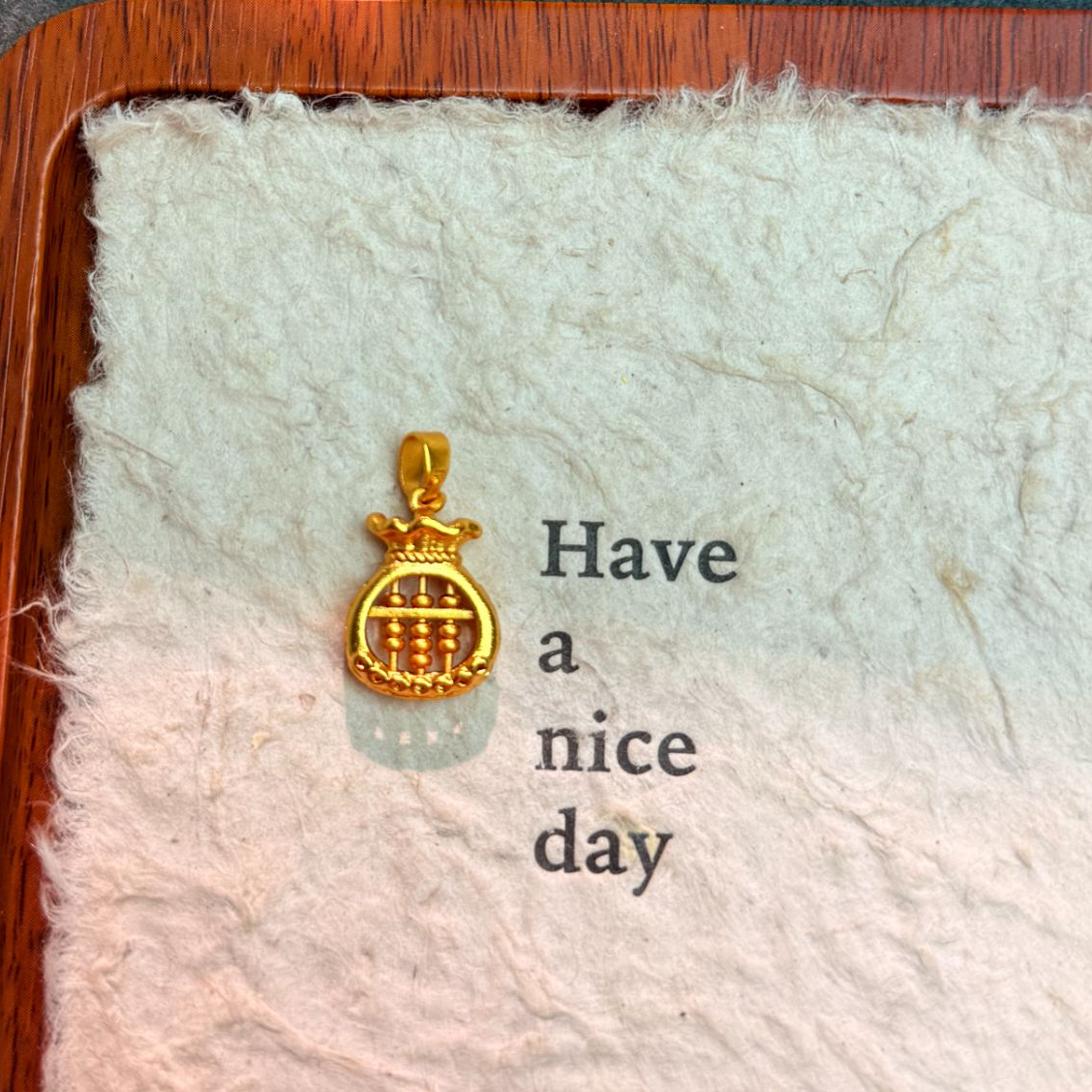 【丁老头甄选】60187福袋算盘吊坠