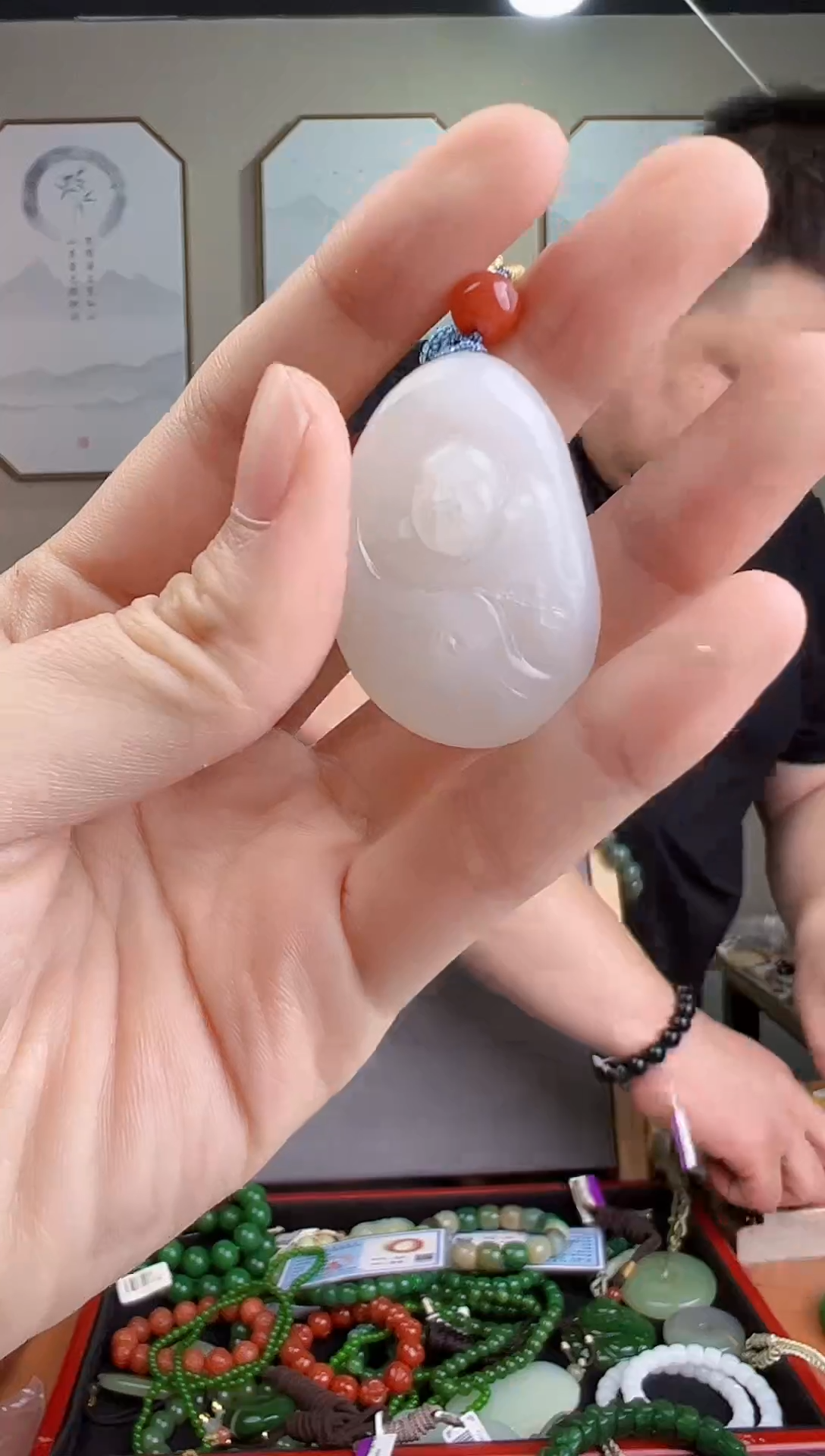 颈饰未镶嵌和田玉多样性发货 拍一单发一个