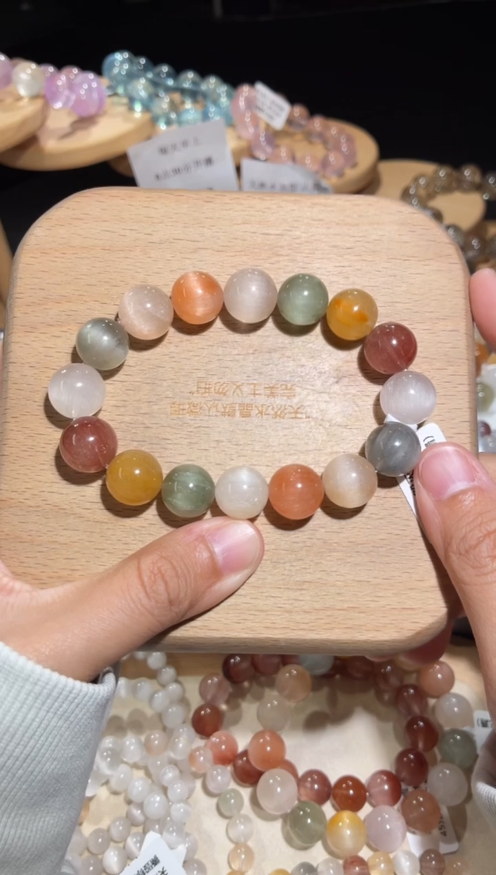 未镶嵌手链水晶106号多样性发一E13+
