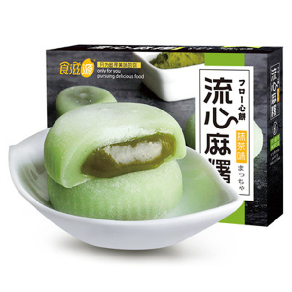 食滋源抹茶味流心麻糬抹茶味 150g（到手6枚）