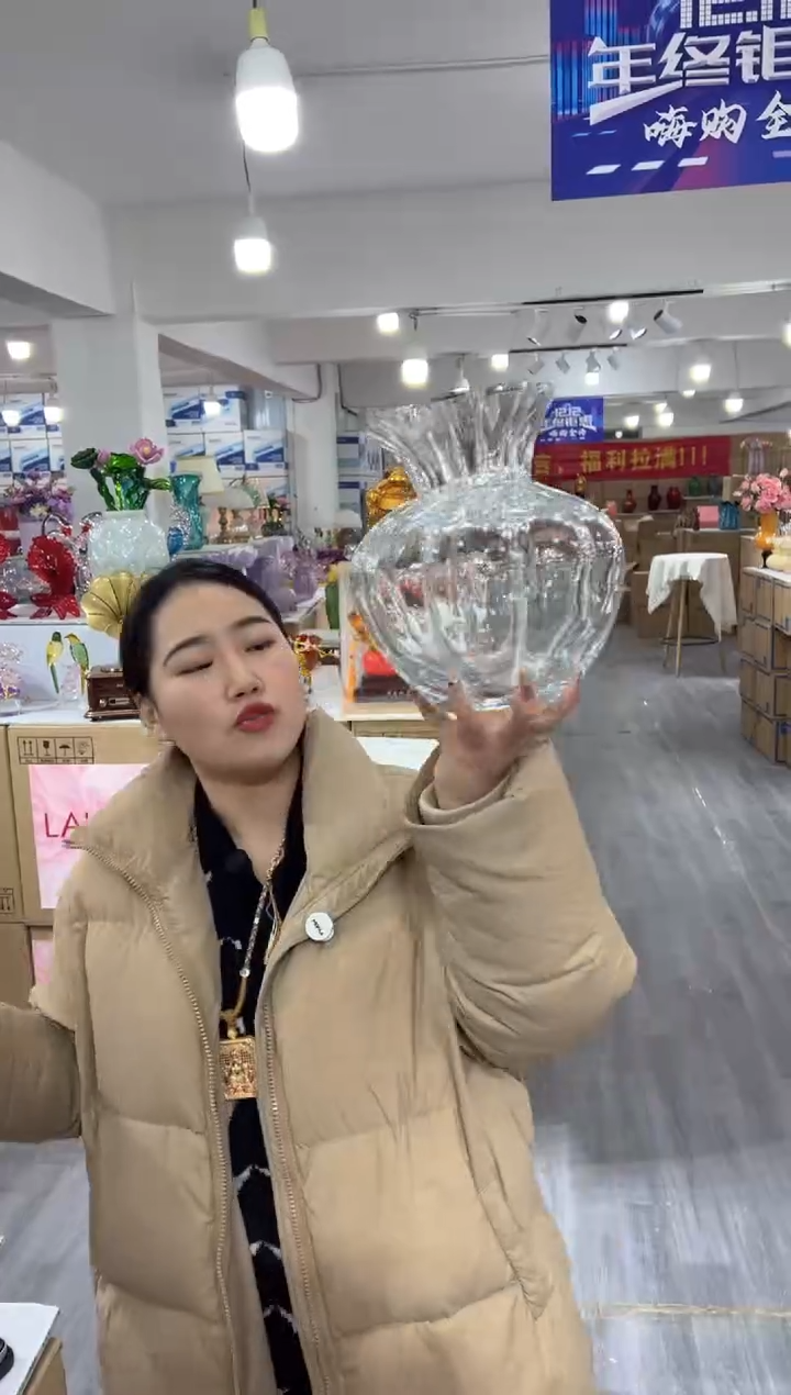 【闪购商品】琉璃昕洋花器M-品30