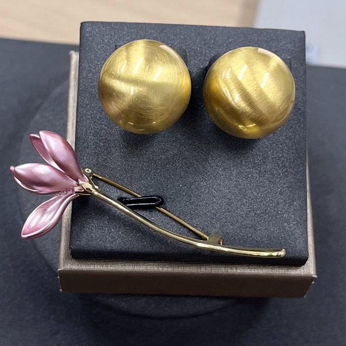 合金亚克力耳饰 耳环胸针套装4920