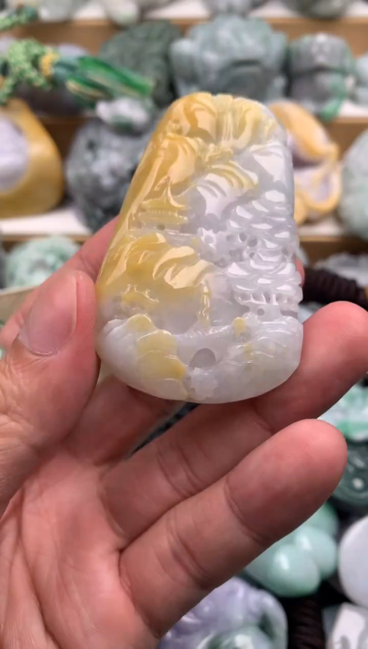 吊坠(不含链)未镶嵌翡翠1