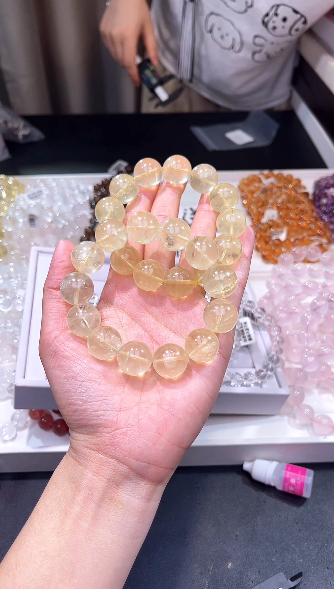 水晶手串未镶嵌Y12水晶手串-多样性发一