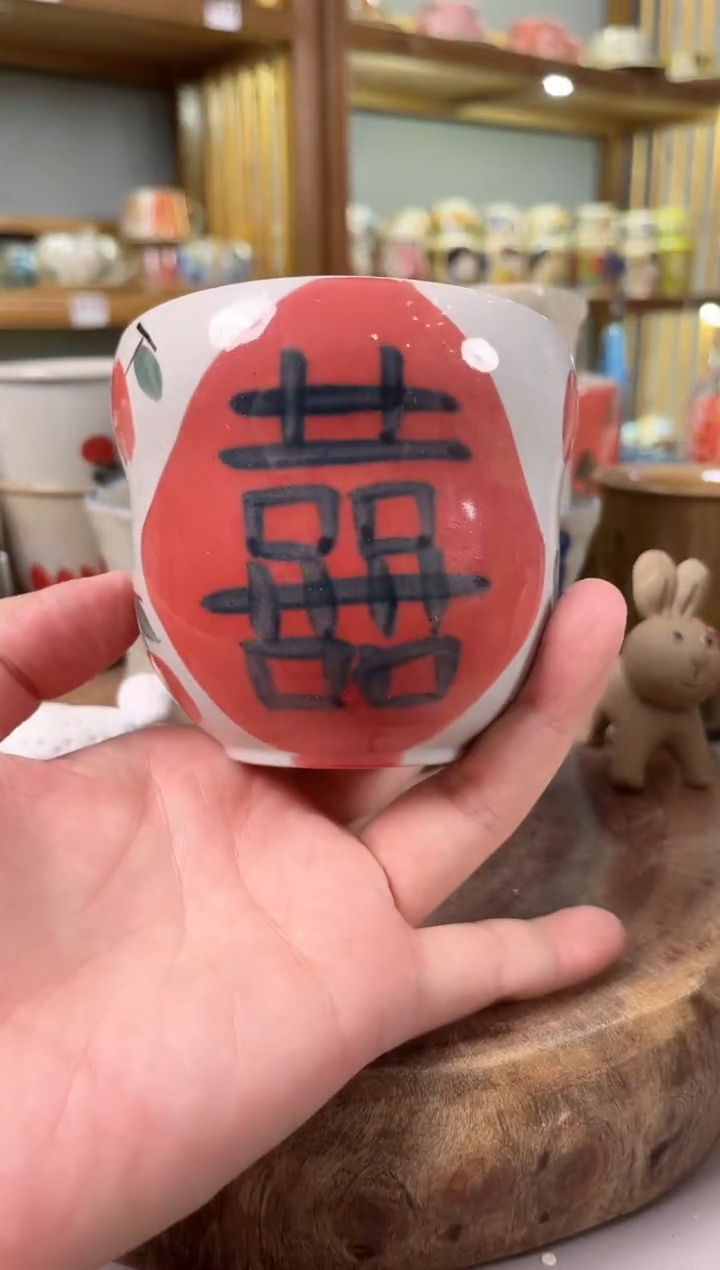 瓷片手绘高温釉下彩陶瓷