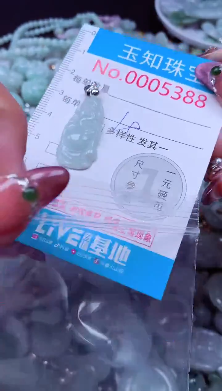 吊坠(不含链)未镶嵌翡翠5388