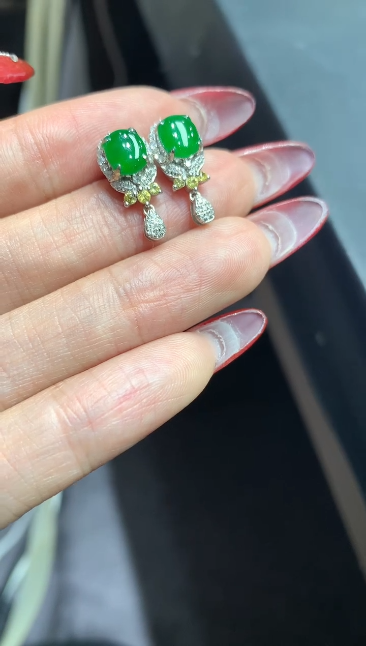 【闪购商品】定制翡翠18K金镶嵌团购