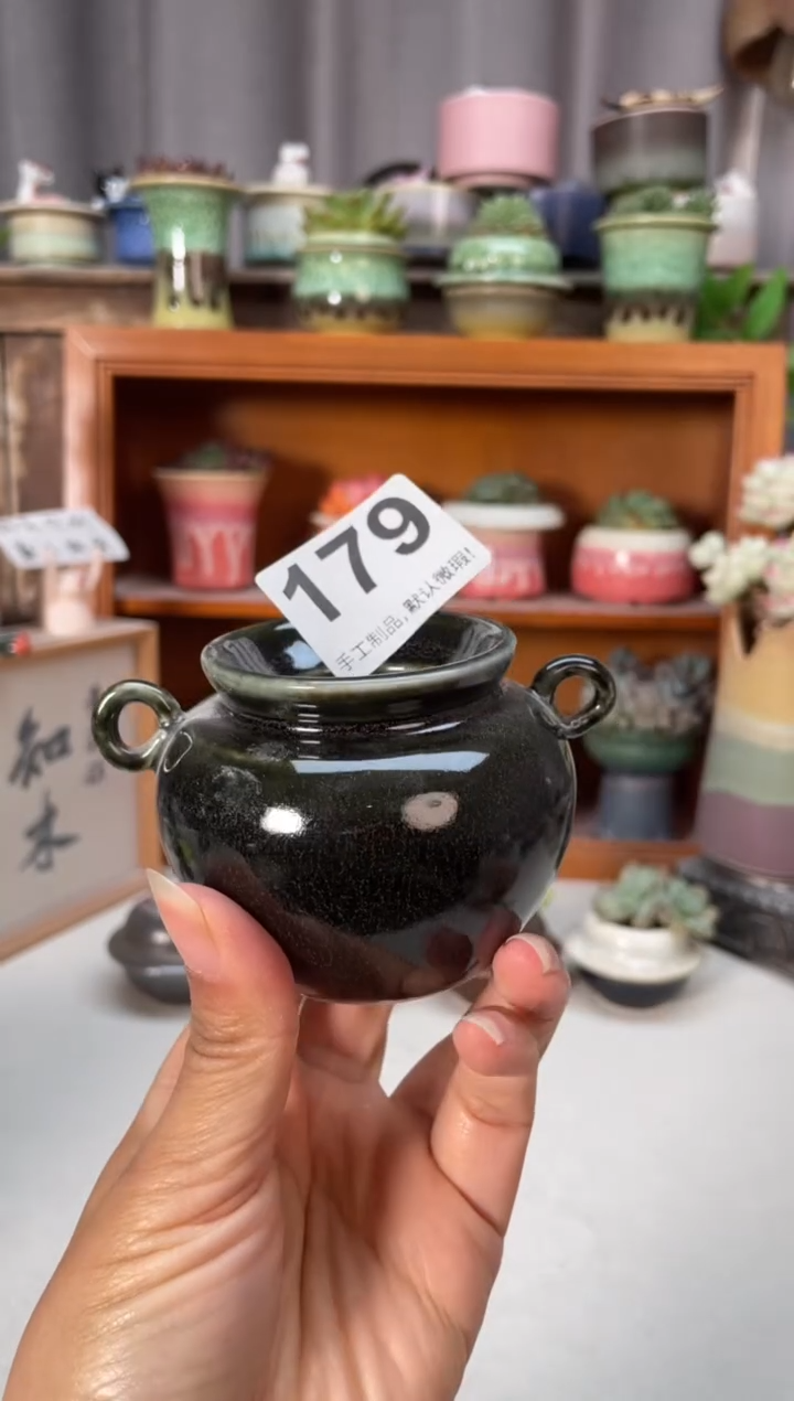 瓷片179知木小芳花盆