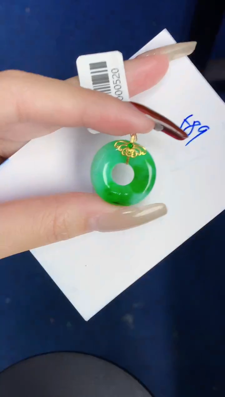 【闪购商品】翡翠颈饰18K金镶嵌0000000000