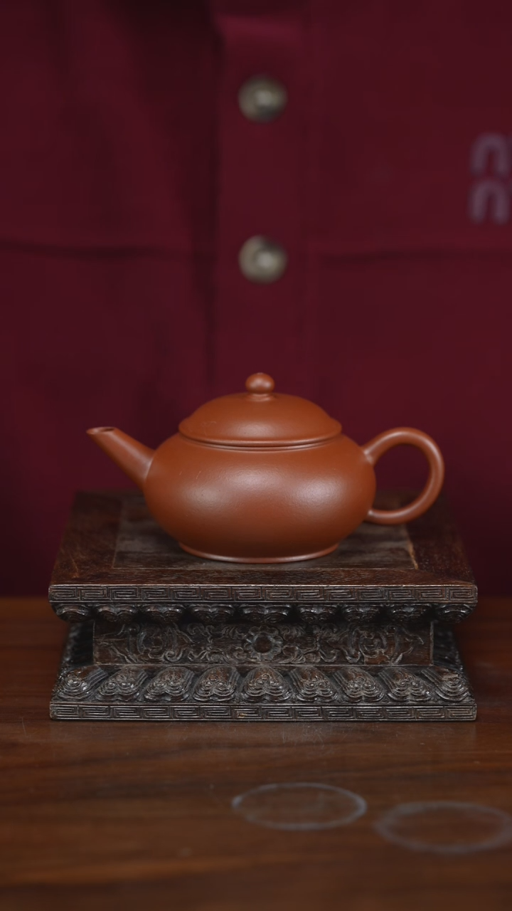 【闪购商品】紫砂茶壶水平 朱泥 130CC