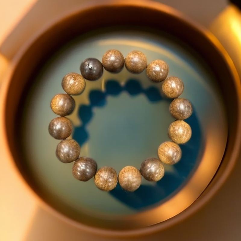 F334越南黄奇文玩手串14mm