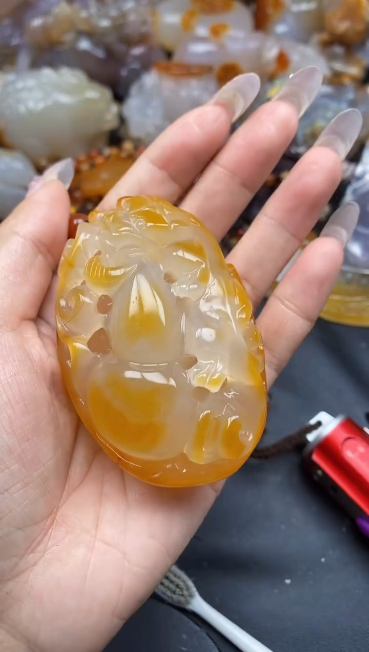 【闪购商品】玛瑙/玉髓颈饰未镶嵌ll