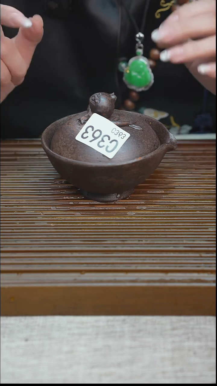 纯手工粗陶茶具每一只不一样