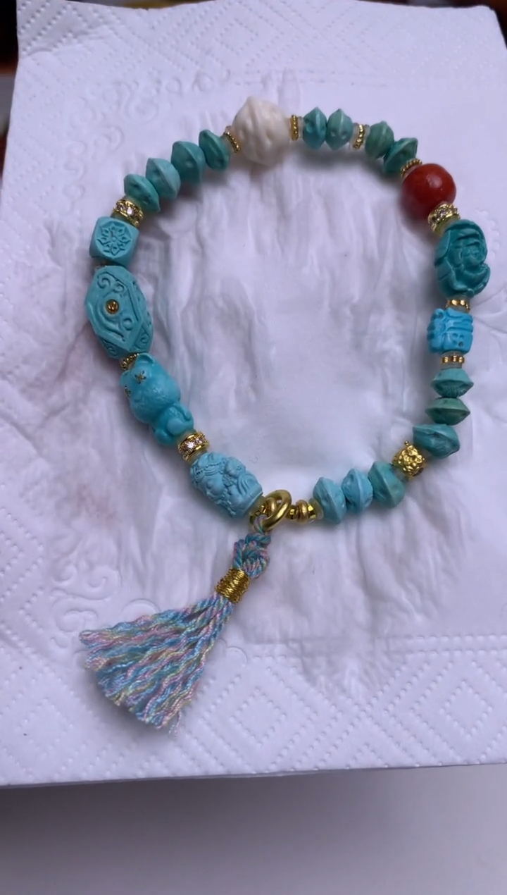 未镶嵌绿松石手链格****?3