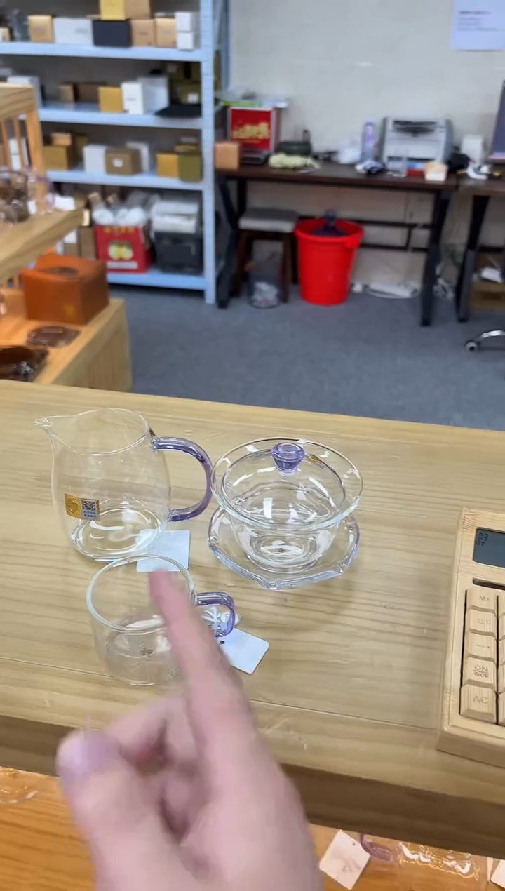 禾器禅语浅紫+禾器澄然+清禾杯一个装