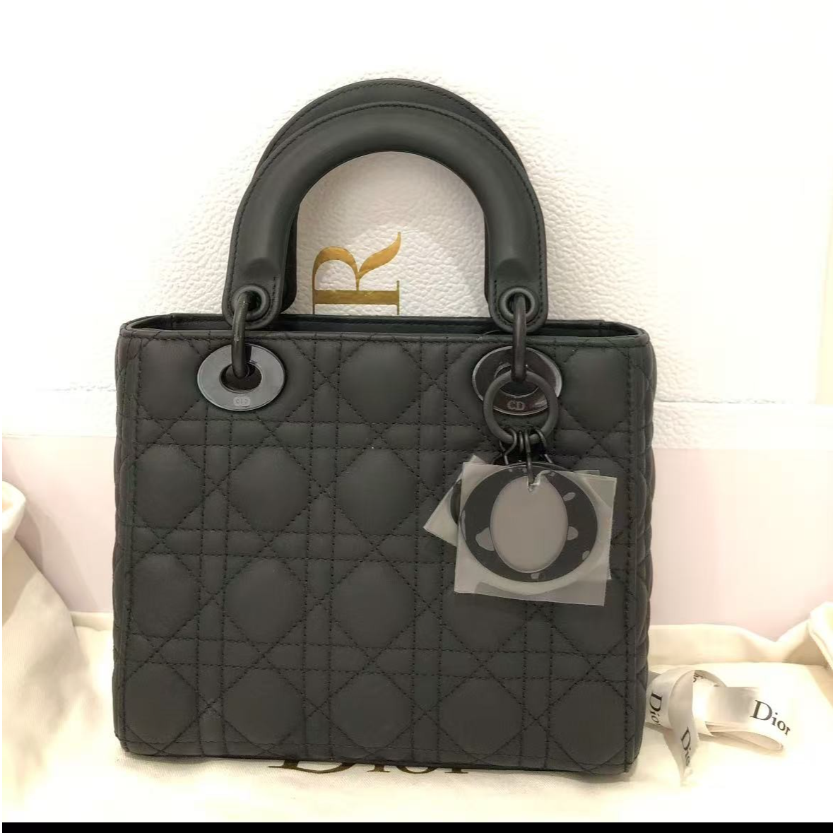 95新 DIOR/迪奥 青奢荟/戴妃四格斜挎手提包/86837