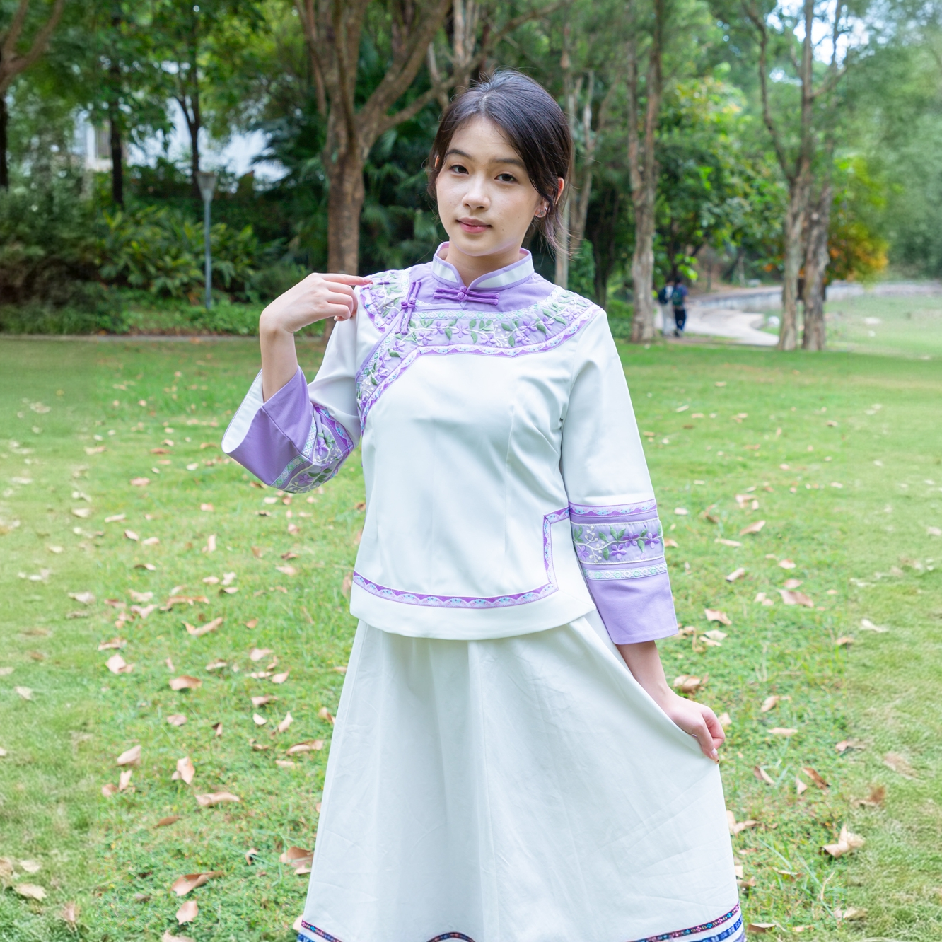 布依族壮族少数民族服饰国风传统民族套装a0wv1