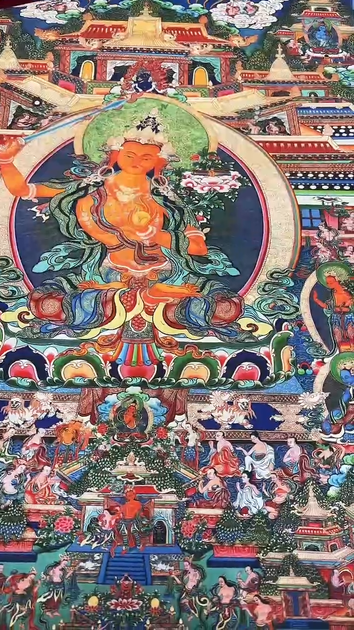 卷轴画唐卡16095